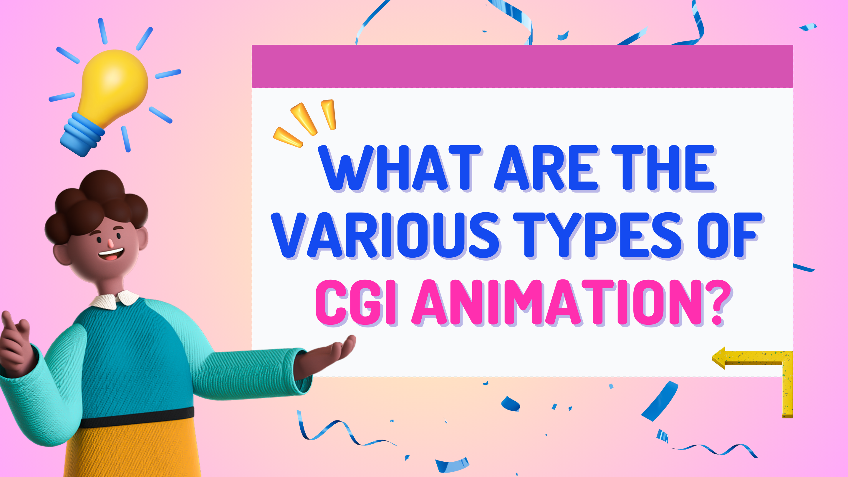 What are the various types of CGI animation