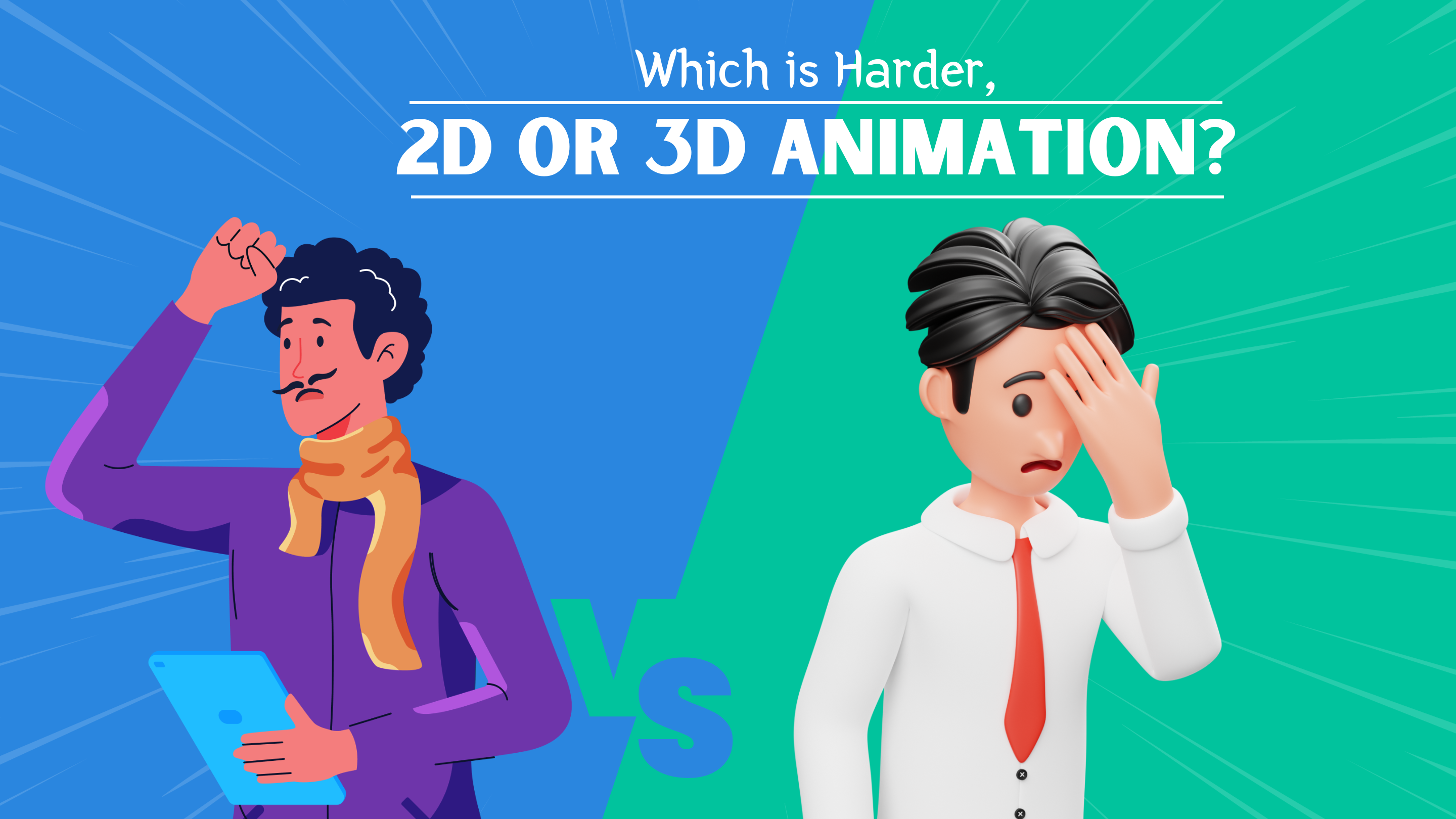 Which Is Harder, 2D or 3D Animation