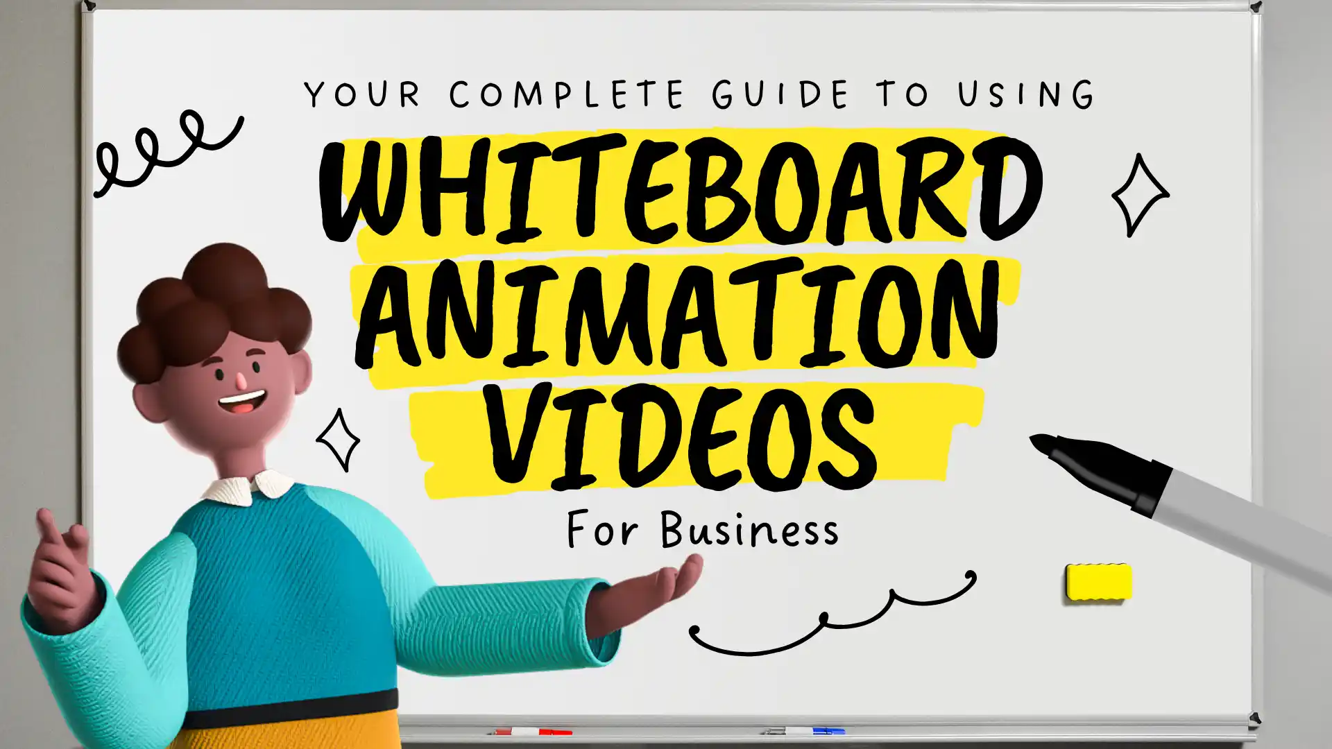 Whiteboard animation videos for business